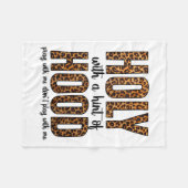 Holy With A Hint Of Hood Pray With Me Don't Play W Fleecedecke (Vorderseite (Horizontal))