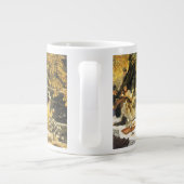 Holyday, the Picnic by James Tissot, Viktorianisch Jumbo-Tasse (Rückseite)