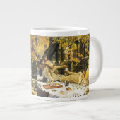 Holyday, the Picnic by James Tissot, Viktorianisch Jumbo-Tasse (Vorderseite Rechts)