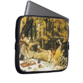 Holyday, the Picnic by James Tissot, Viktorianisch Laptopschutzhülle (Vorne Rechts)