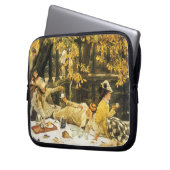Holyday, the Picnic by James Tissot, Viktorianisch Laptopschutzhülle (Vorderseite Links)