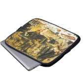 Holyday, the Picnic by James Tissot, Viktorianisch Laptopschutzhülle (Vorne Knopf)