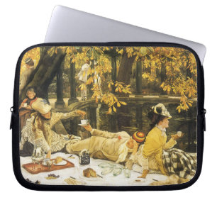 Holyday, the Picnic by James Tissot, Viktorianisch Laptopschutzhülle