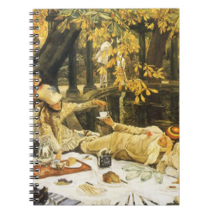 Holyday, the Picnic by James Tissot, Viktorianisch Notizblock