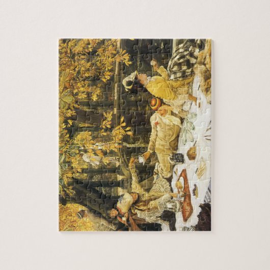 Holyday, the Picnic by James Tissot, Viktorianisch Puzzle (Vertikal)