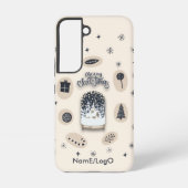 holydays_2_a helle Weihnachten_2 Samsung Galaxy Hülle (Rückseite)