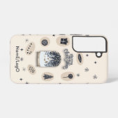 holydays_2_a helle Weihnachten_2 Samsung Galaxy Hülle (Rückseite (Horizontal))