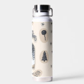 holydays_2_a helle Weihnachten_2 Trinkflasche (Rückseite)