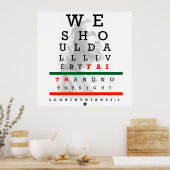 Holyghost Eye Chart Poster (Küche)