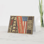 Holyoke Massachusetts Karte (Vorderseite)