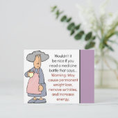 HolyOverLaughSmiles Postkarte (Stehend Vorderseite)