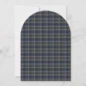 Holyrood Original Tartan Wedding Einladung (Rückseite)