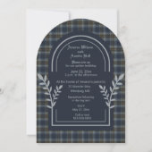 Holyrood Original Tartan Wedding Einladung (Vorderseite)