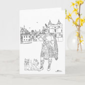Holyrood Palace Scotland Karte (Gelbe Blume)
