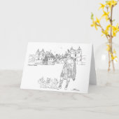 Holyrood Palace Scotland Karte (Gelbe Blume)