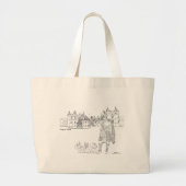 Holyrood Palace Scotland Tote Bag Jumbo Stoffbeutel (Vorne)