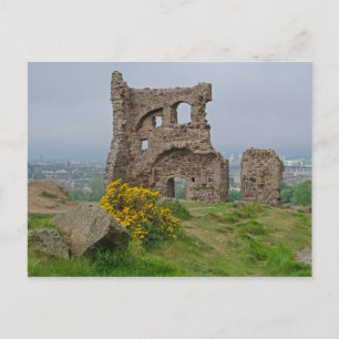 Holyrood Park Chapel Ruins, Edinburgh, Schottland Postkarte