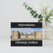 Holyroodhouse, Edinburgh, Schottland Postkarte (Stehend Vorderseite)