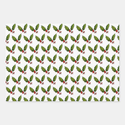 Holys Berries Design Wrapping Paper-Sets Geschenkpapier Set (Vorderseite 3)