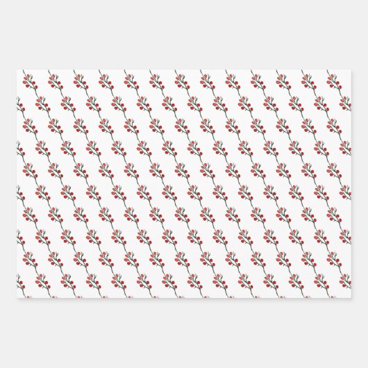 Holys Berries Design Wrapping Paper-Sets Geschenkpapier Set (Vorderseite 2)