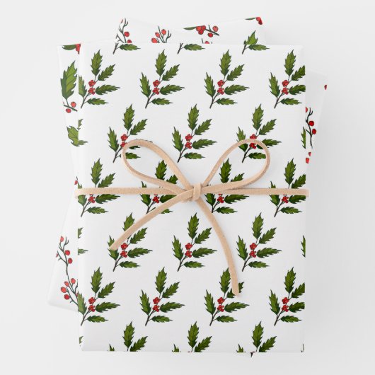 Holys Berries Design Wrapping Paper-Sets Geschenkpapier Set (Beispiel)