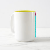HOLYWOOD BOULEVARD-TASSE ZWEIFARBIGE TASSE (Vorderseite Links)