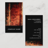 Holz 11 • Elegante Visitenkarte (Vorne/Hinten)