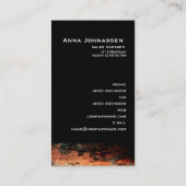 Holz 11 • Elegante Visitenkarte (Rückseite)