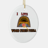 Holz abgefeuerte Pizza Keramikornament (Rechts)