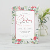 Holz & Aquarell Weihnachtsabend Weihnachtsabend Pa Einladung (Stehend Vorderseite)