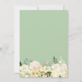 Holz Arbor Arch Elfenbein Weiße Rustikale Blumenho Einladung (Rückseite)