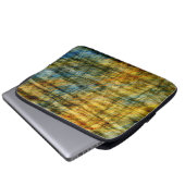 Holz Art 6 Laptopschutzhülle (Vorne Knopf)