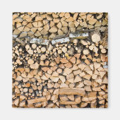 Holz auf einem Rammmagneten Magnet (Vorne)