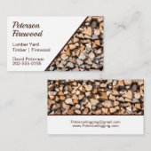 Holz aus Holz Visitenkarte (Vorne/Hinten)