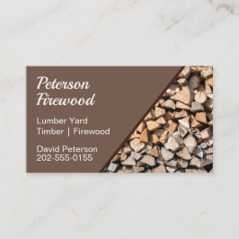 Holz aus Holz Visitenkarte