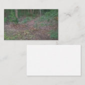 Holz-Baum- des Waldesnatur-Grün-Visitenkarten Visitenkarte (Vorne/Hinten)