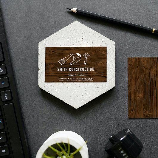 Holz | Bauschreinerei Visitenkarte