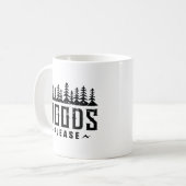 Holz bitte kaffeetasse (Vorderseite Links)