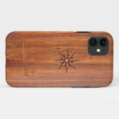 Holz-Blick geschnitzte kundengebundene Abdeckungen Case-Mate iPhone Hülle (Rückseite (Horizontal))
