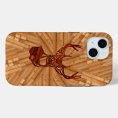 Holz - Buck Deer Mount Case-Mate iPhone Hülle (Rückseite (Horizontal))