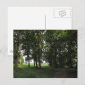 Holz, Bute Park Cardiff Postkarte (Vorne/Hinten)