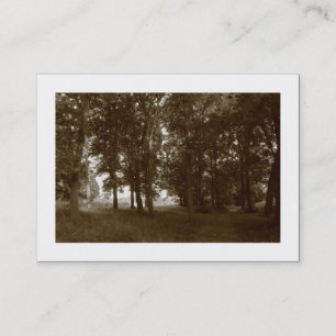 Holz, Bute Park Cardiff - Sepia toned (grenzenlos) Visitenkarte