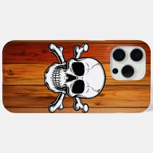 Holz Case-Mate iPhone Hülle (Rückseite (Horizontal))