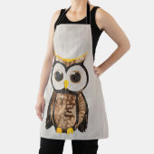 Holz - Chouette - Owl Schürze (InSitu)