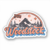 Holz, Connecticut Aufkleber (Vorderseite)