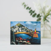 Holz - Der Hafen Postkarte (Stehend Vorderseite)