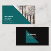 Holz der japanischen Zeder Visitenkarte (Vorne/Hinten)