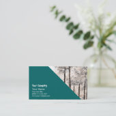 Holz der japanischen Zeder Visitenkarte (Stehend Vorderseite)