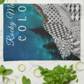 Holz - die Howling Wolf Küchentücher (Gefaltet)