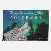 Holz - die Howling Wolf Küchentücher (Horizontal)